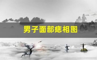 男子面部痣相图(男子面部痣相图解 吉凶)