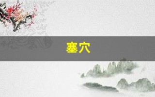 塞穴(已经塞了八颗荔枝了窦寇儿)