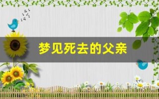 梦见死去的父亲(梦见死去的父亲又活过来了)