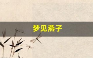 梦见燕子(梦见燕子在屋里建窝并有小燕子)